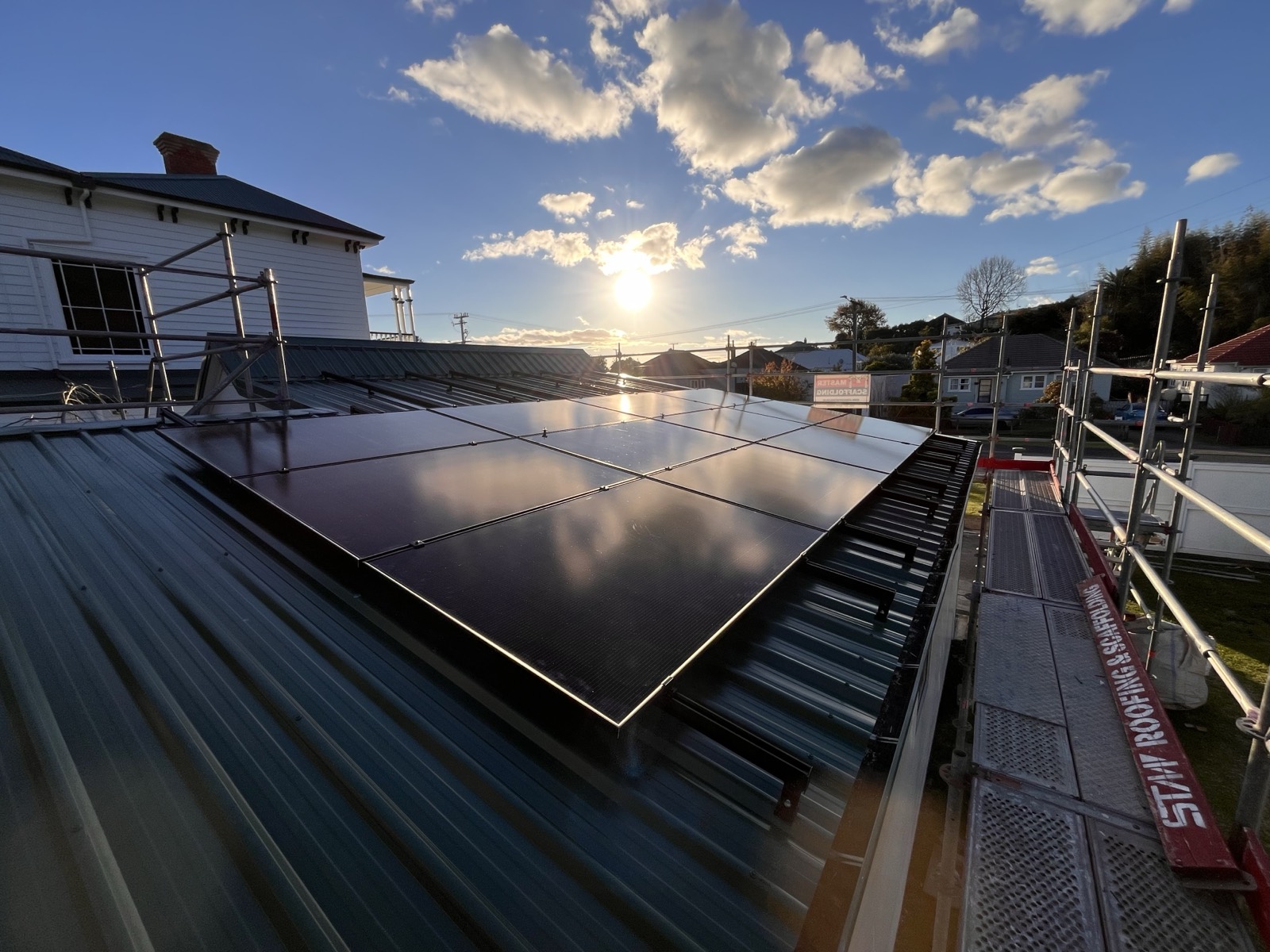 solar PV array installed on a Thames residential property